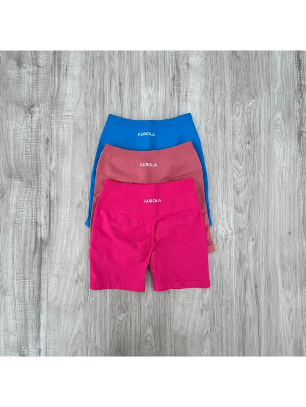 Aurola Intensify womens gym shorts - 3 Pack